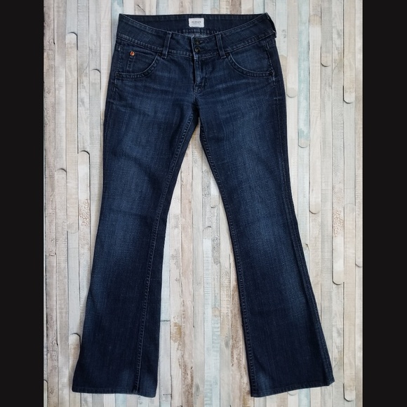 Hudson Dark Wash Flare Jeans - Picture 5 of 8